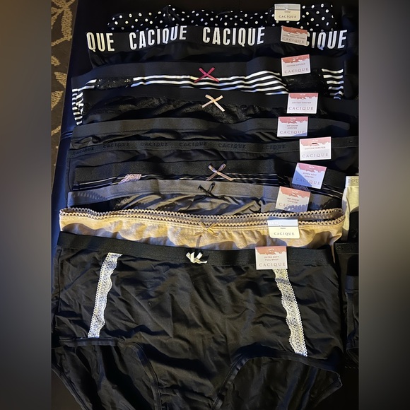 NWT Lane Bryant Cacique 10 pairs women’s panties. Size 14/16. - Picture 1 of 7